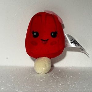 DISNEY WISHABLES STRAWBERRY ICE POP PLUSH POPSICLE  – PARKS FOOD SERIES 1